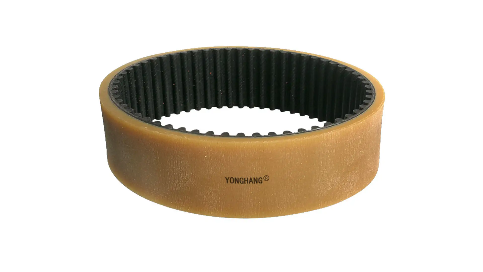 HTD5M Brown rubber coated timing belt for wire stripper grabber feed 1