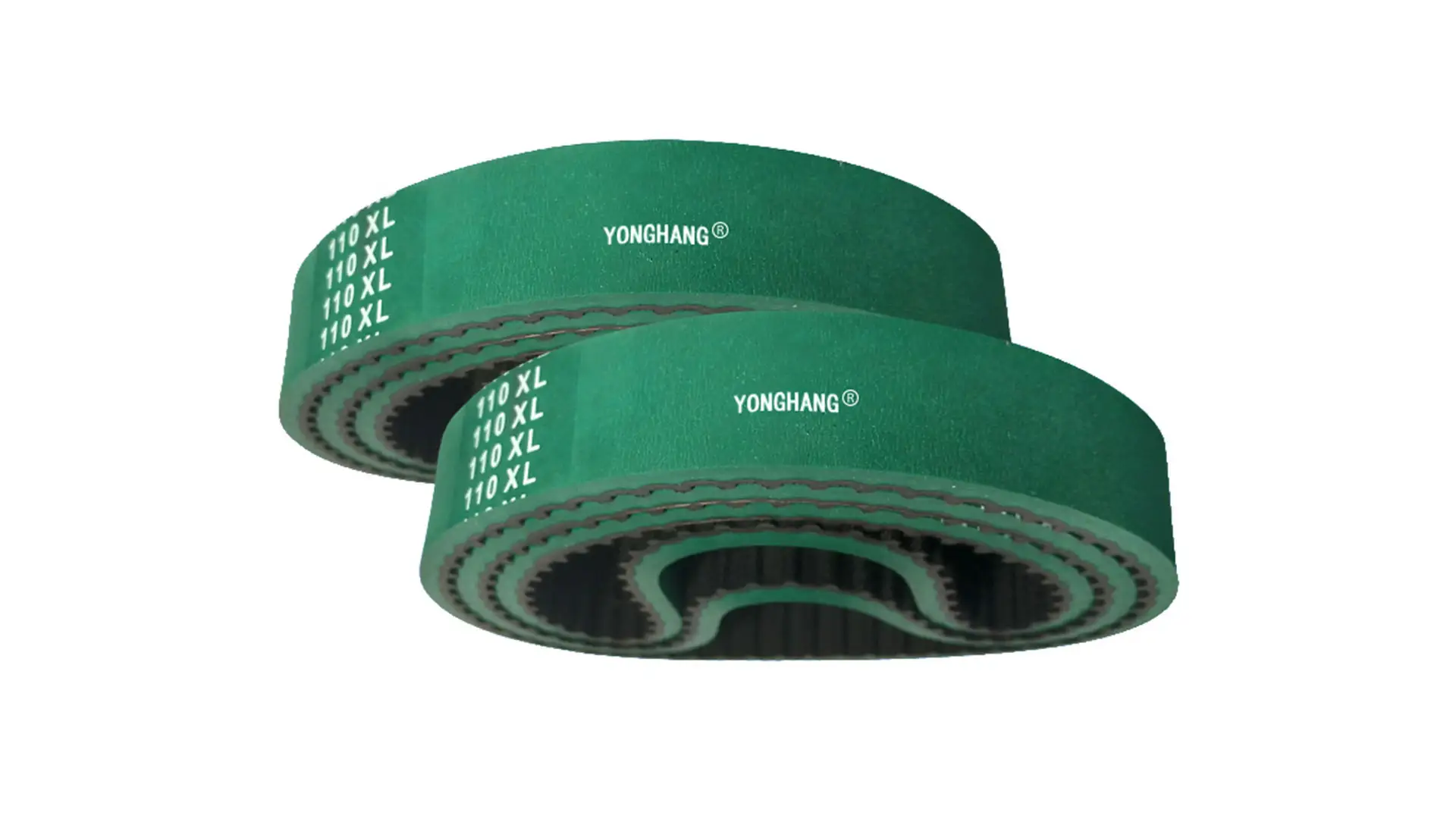 110XL Green rubber coating timing belt for wire-stripping machine industry 1