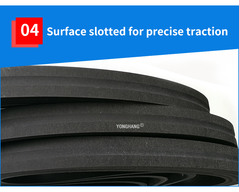 YONGHANG Rubber Flat Belts for Fiber Optic Cable Puller 5