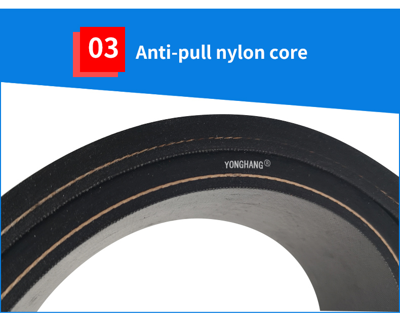 YONGHANG Rubber Flat Belts for Fiber Optic Cable Puller 4