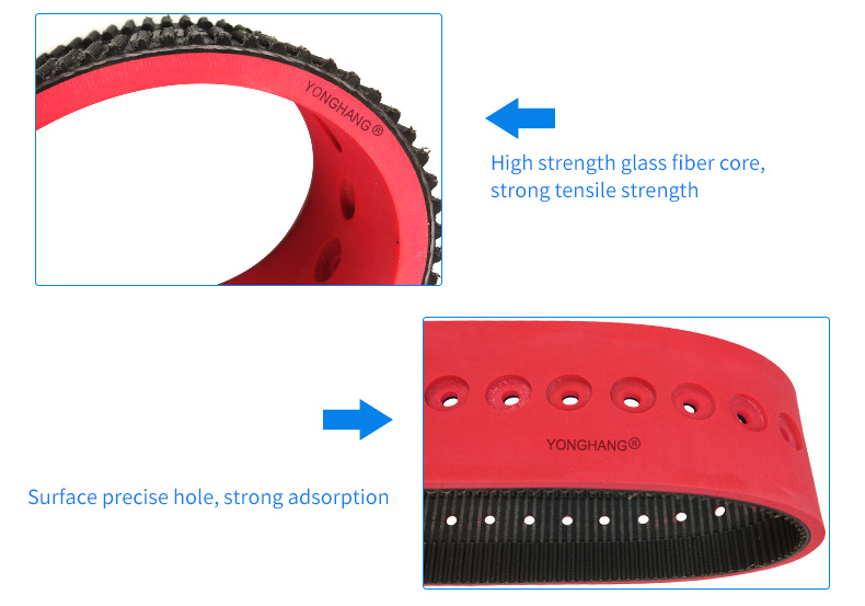 Special Customized Draw Down Belts for Vertical Form Fill Seal Machine 5