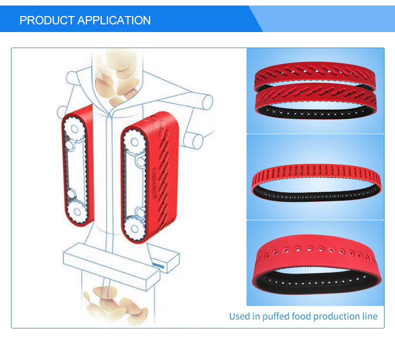 Special Customized Draw Down Belts for Vertical Form Fill Seal Machine 7