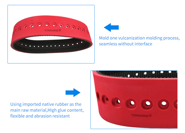 Special Customized Draw Down Belts for Vertical Form Fill Seal Machine 4