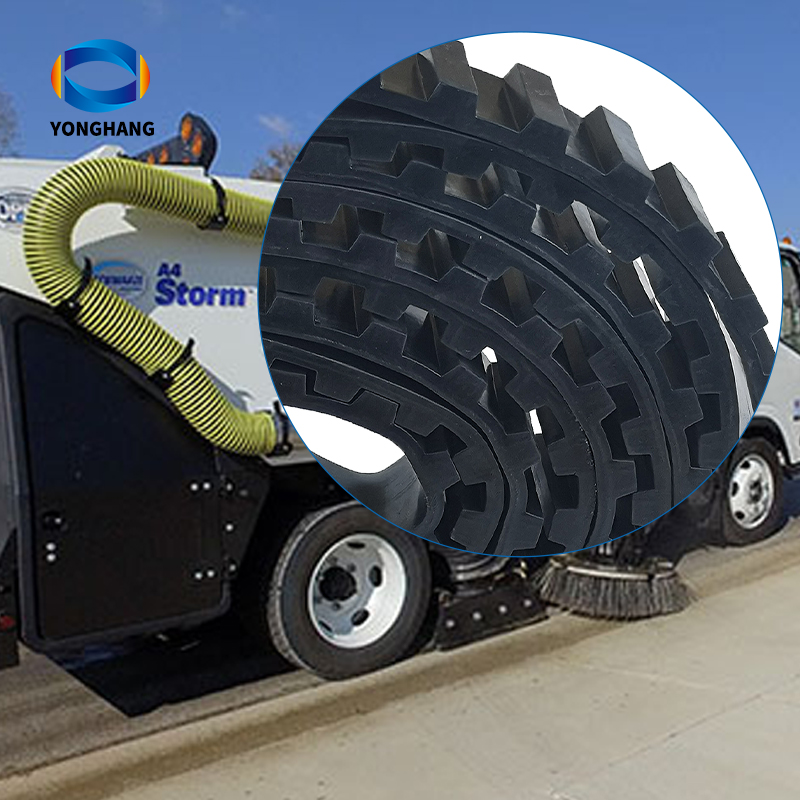 शहरी सफाई कार्यों के लिए डीएन-हाई प्रोफाइल, टाइप 1200 ट्रैक्शन बेल्टिंग क्यों आवश्यक है, क्योंकि मुख्य रूप से इसी के लिए इसका उपयोग किया जाता है। 1