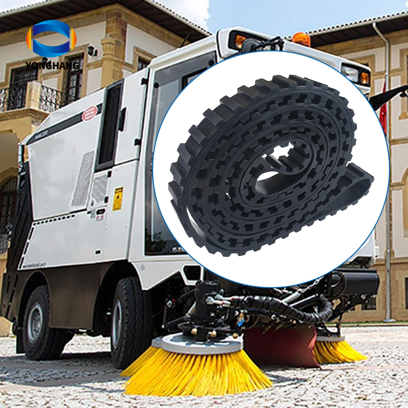 क्या आपने यह जानने की कोशिश की है कि रोड स्वीपर पर डीएन-लो प्रोफाइल, टाइप 900 ट्रैक्शन बेल्टिंग कैसे काम करती है? 1