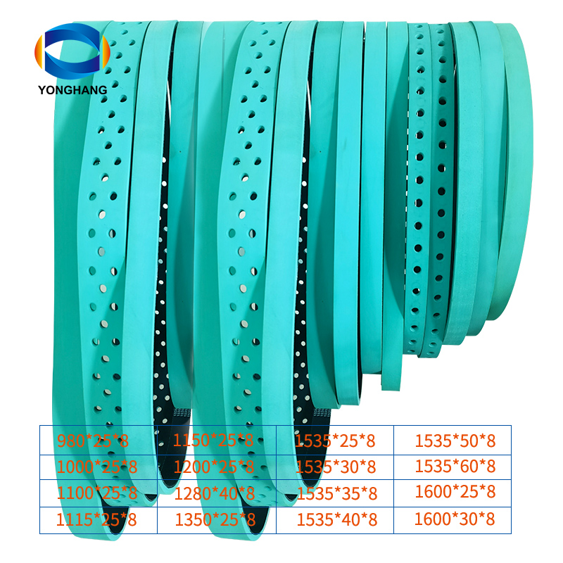 Exporter of Full range of rubber flat belts for Folder gluer machine from China Yonghang 1