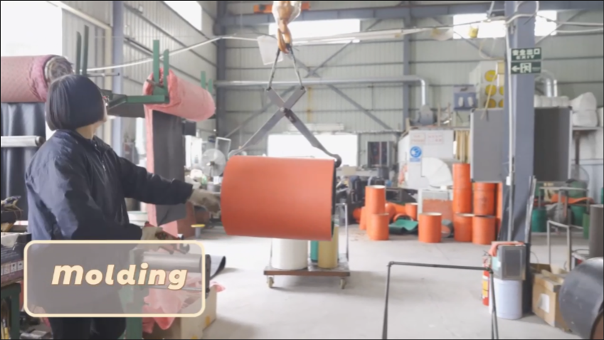 Yonghangbelt factory Production process and flow of timing belt coated 1