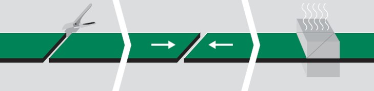 Connection methods for polyamide power transmission belts and conveyor belts 1