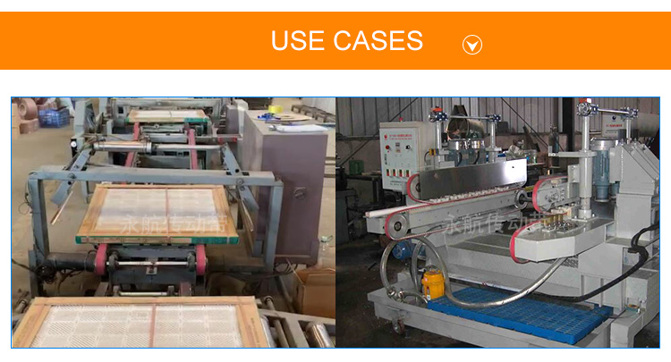 Precision Reinforced Timing Belt for Inlet & Outlet Conveyors of Glass Edging Machine, Mitering & Beveling Machines 1