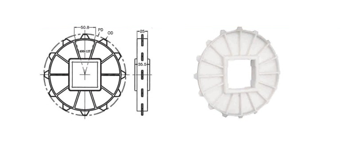 400 Ball plastic chain plate 3