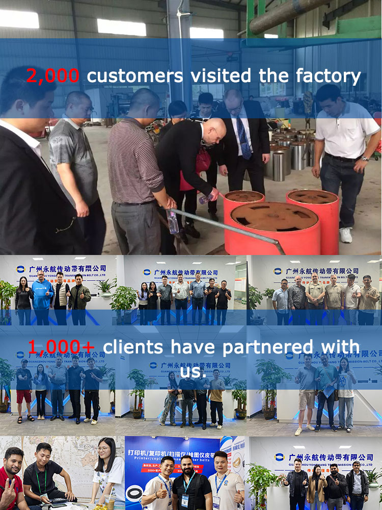 HTD3M5M8M14M rubber timing belts 5