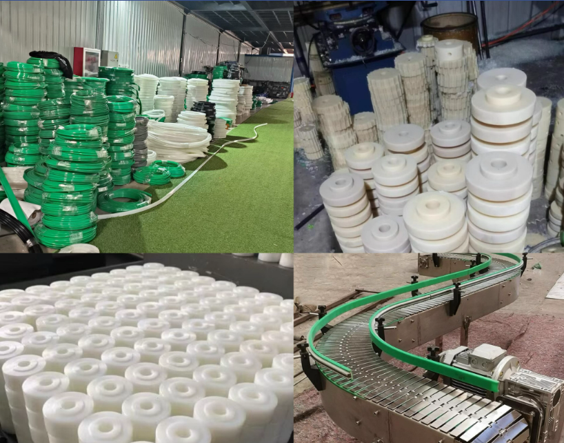 Correntes Flat Top em aço inoxidável 812 802 881, passo 38,1 mm 24