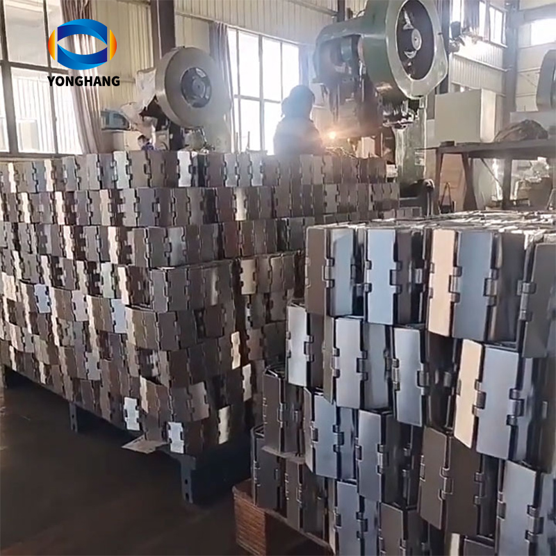 Correntes Flat Top em aço inoxidável 812 802 881, passo 38,1 mm 23