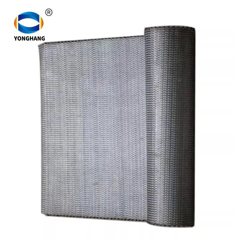Metal Stainless Steel Herringbone Encryption Mesh Belt 1