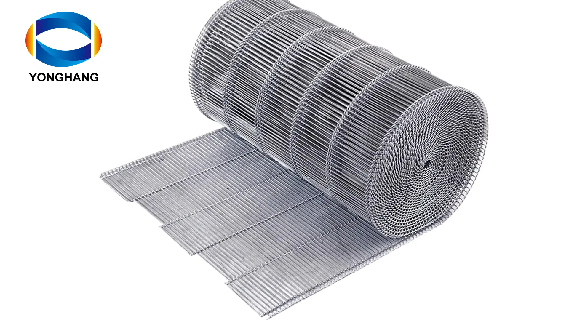 Type B Stainless Steel Metal Woven Conveyor Mesh Belt 1
