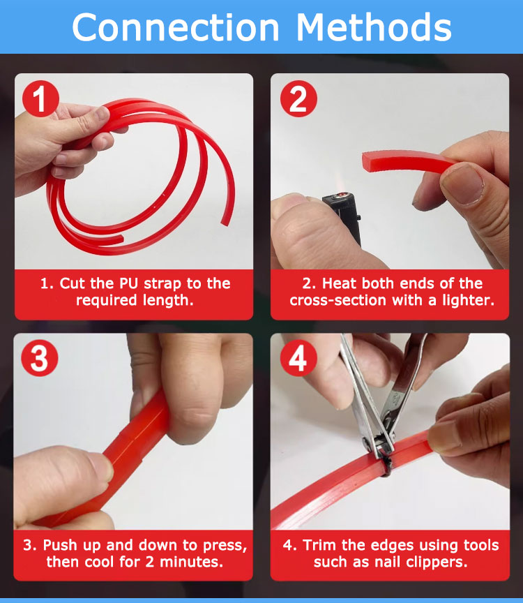 pu V belt Welding procedure