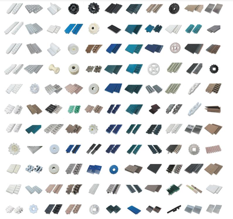 1270 Fabricantes de cintas transportadoras modulares de plástico de China | Yonghang 16