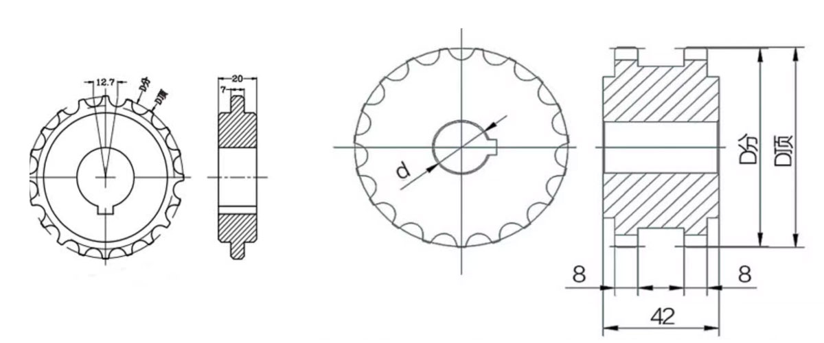 1270 Fabricantes de cintas transportadoras modulares de plástico de China | Yonghang 12