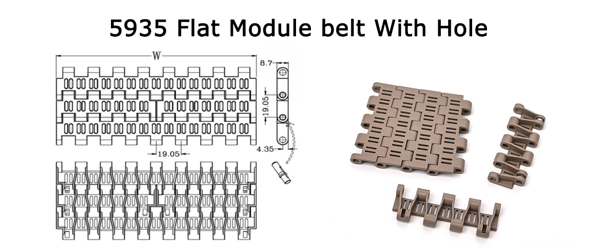 5935 series Module belts pitch 19.05mm 8