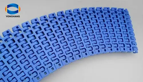 2540 Módulo de plástico giratorio Cinta transportadora de cadena Paso 25,4 1