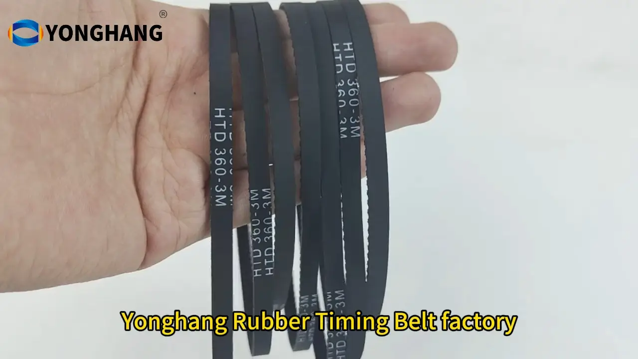 HTD 3M rubber timing belts Mold size Table 1