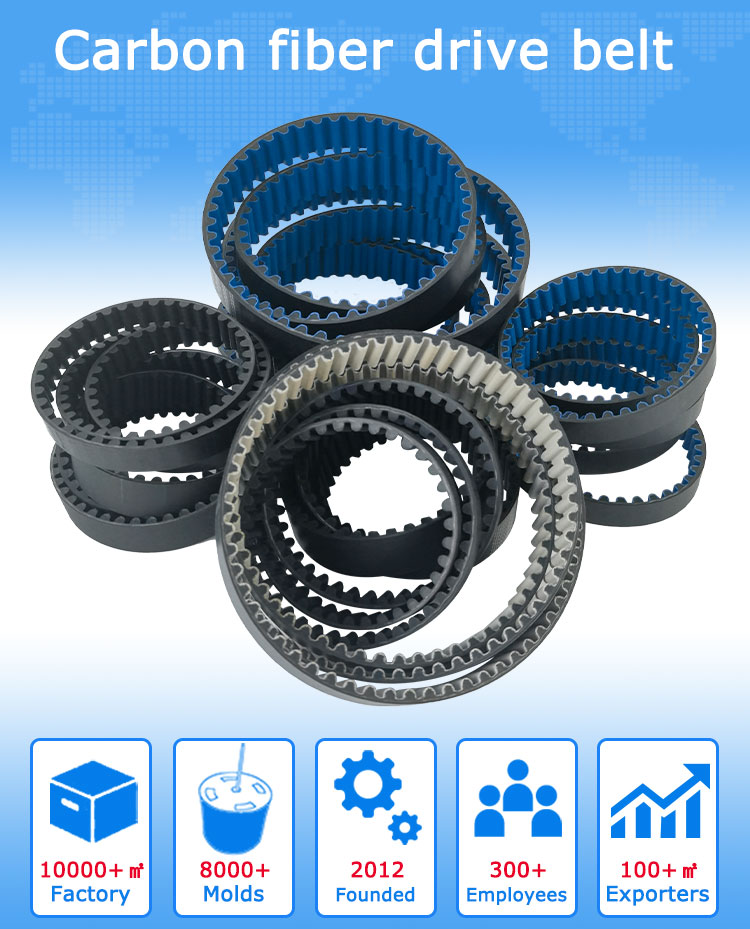 Carbon fiber timing belt 6