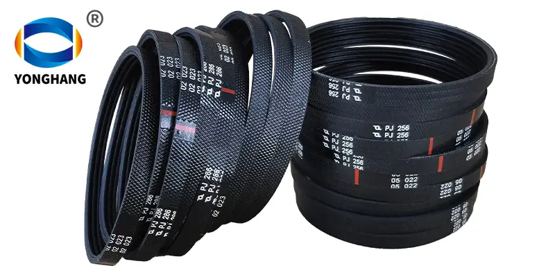 Elastic Multi-Groove Ribbed Belt EPJ Poly V Belt for Logistics Conveyor Roller Drive 1
