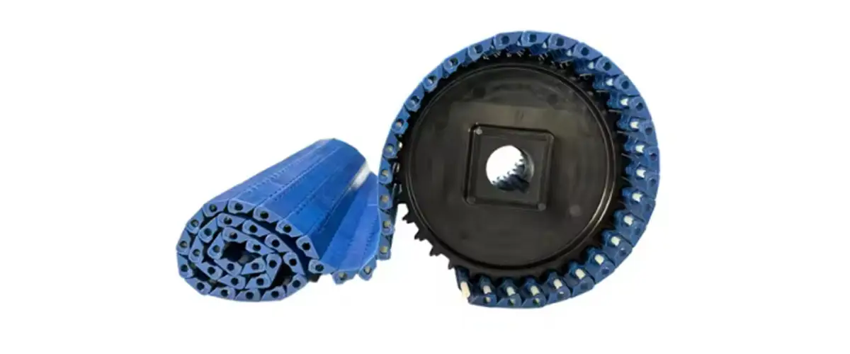 1100F Pitch 15.24 Plastic chain plate modular conveyor belt 1