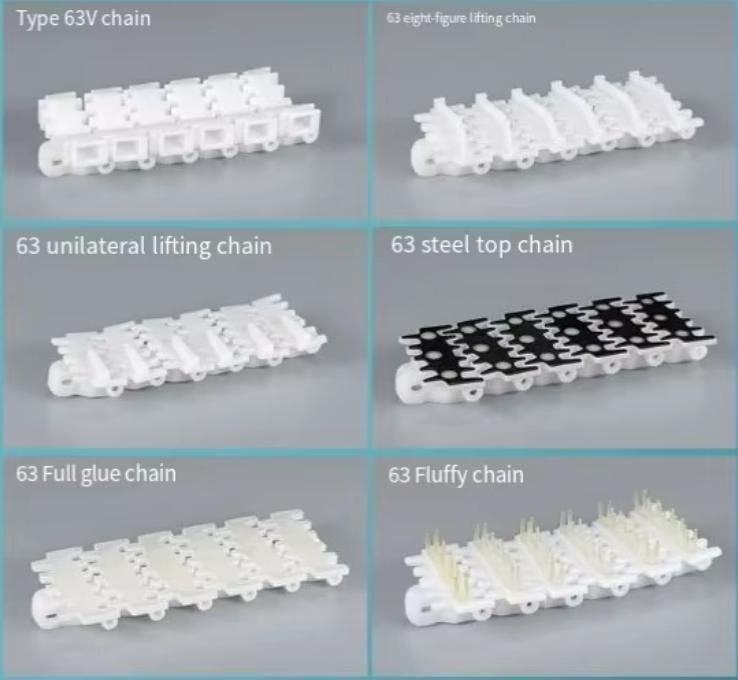 Automasi fleksibel Plat rantai Tali sawat penghantar 4