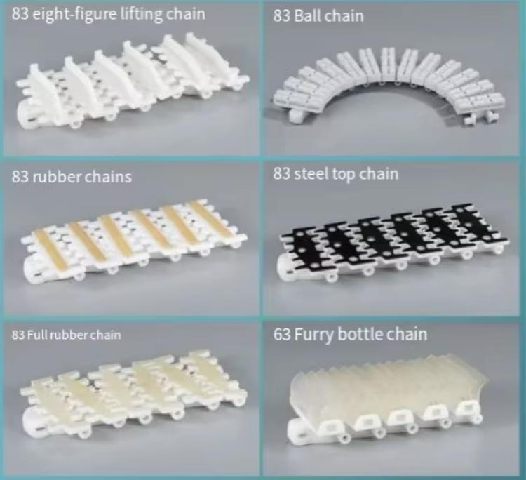 Automasi fleksibel Plat rantai Tali sawat penghantar 6