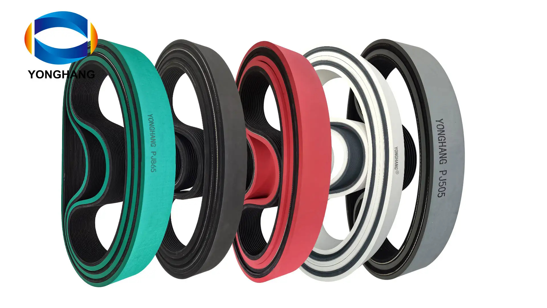 حزام سحب كابلات مطاطية مجنزرة من نوع Yonghangbelt لماكينة سحب الكابلات المطاطية لماكينة سحب الكابلات المطاطية 1