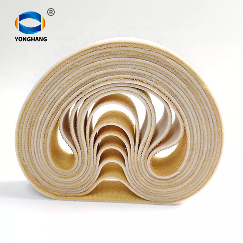 Withstand high temperatures up to 220°C Slicone flat belt for underwear machine 10