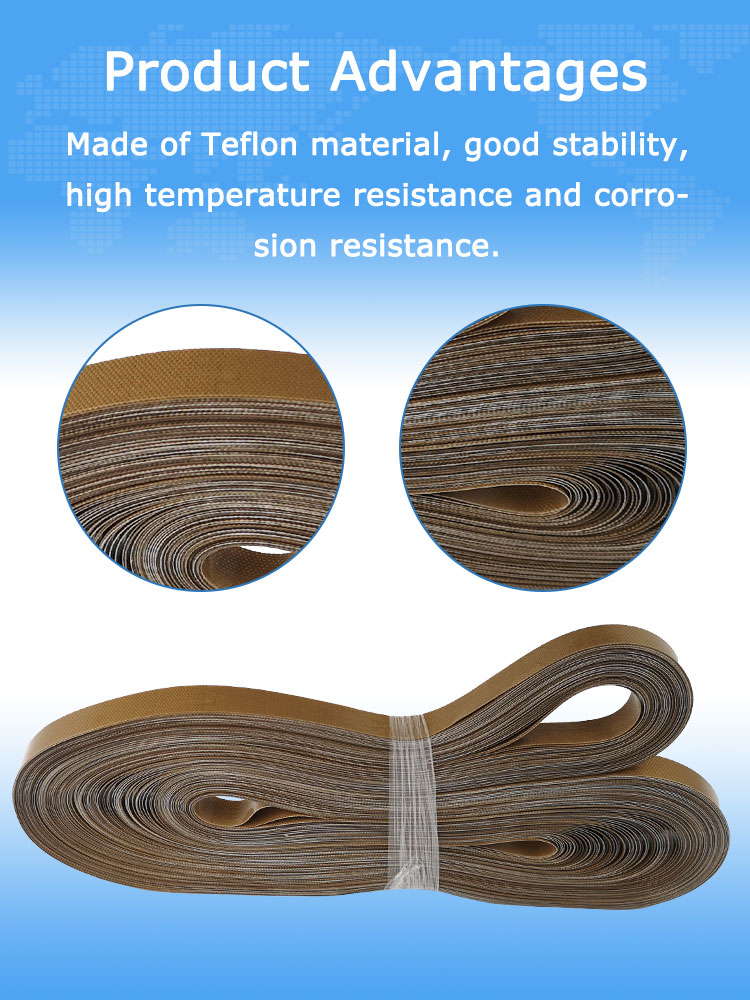 Teflon Ring Belt for Continuous Heat Sealer Machine  manufacturers From China | Yonghang 8