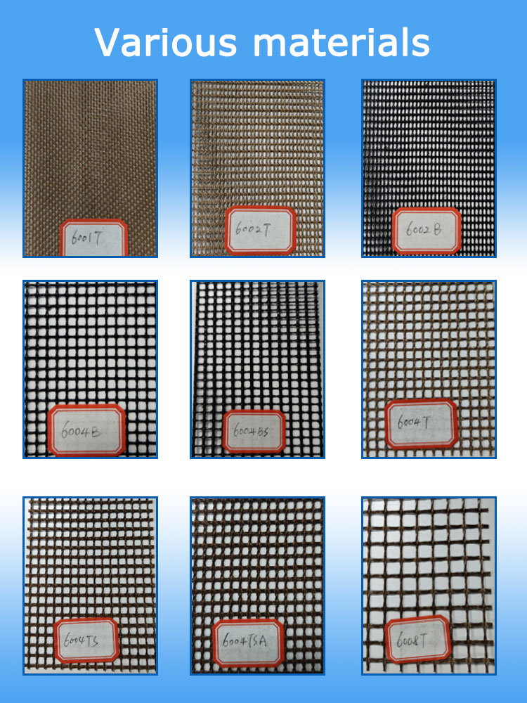 PTFE Conveyor belt teflon high temperature Grid belt 10