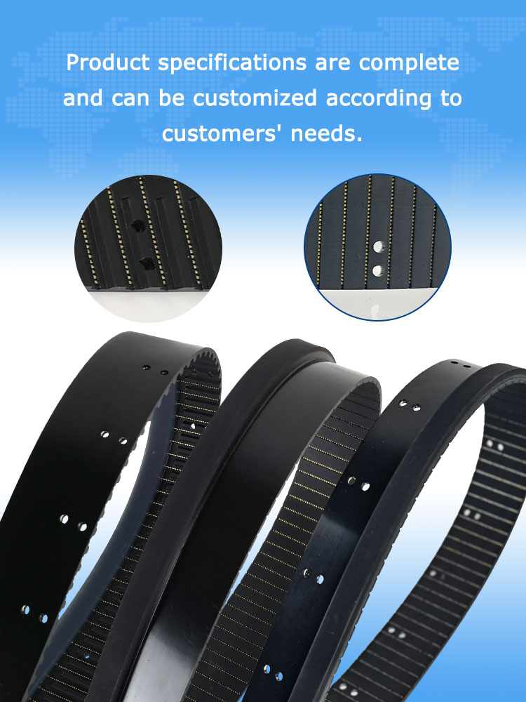 T10-3600-50mm P3-3600-50-3mm pu powerless treadmill belts 15
