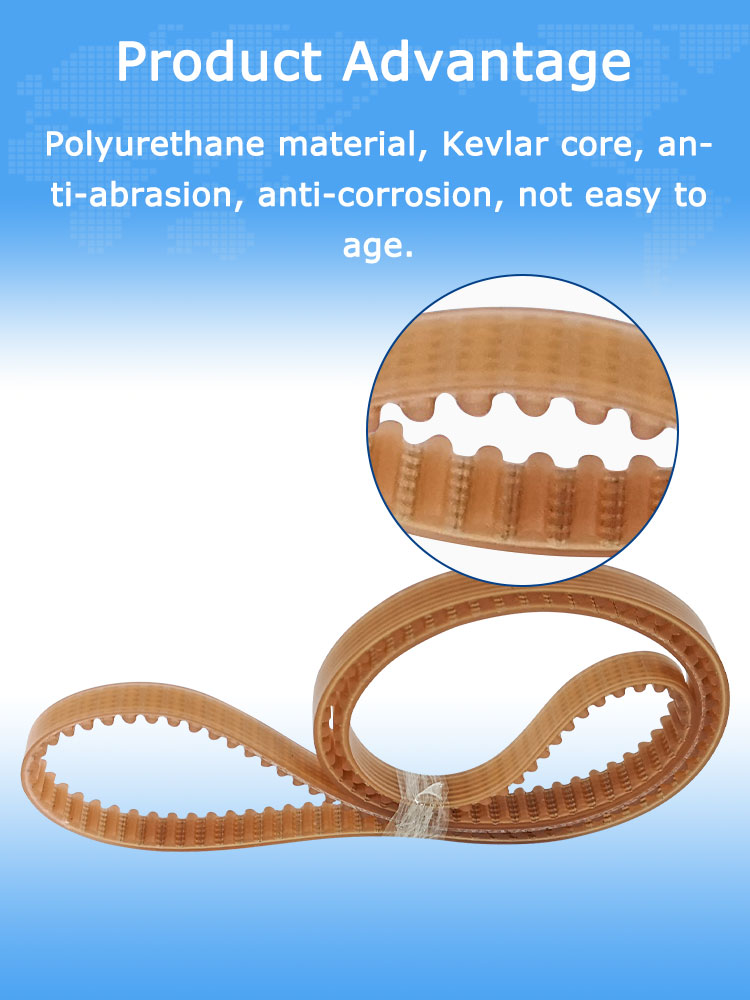 5GT Pu Timing Belt for  Cnc Precision Automatic Lathe 9