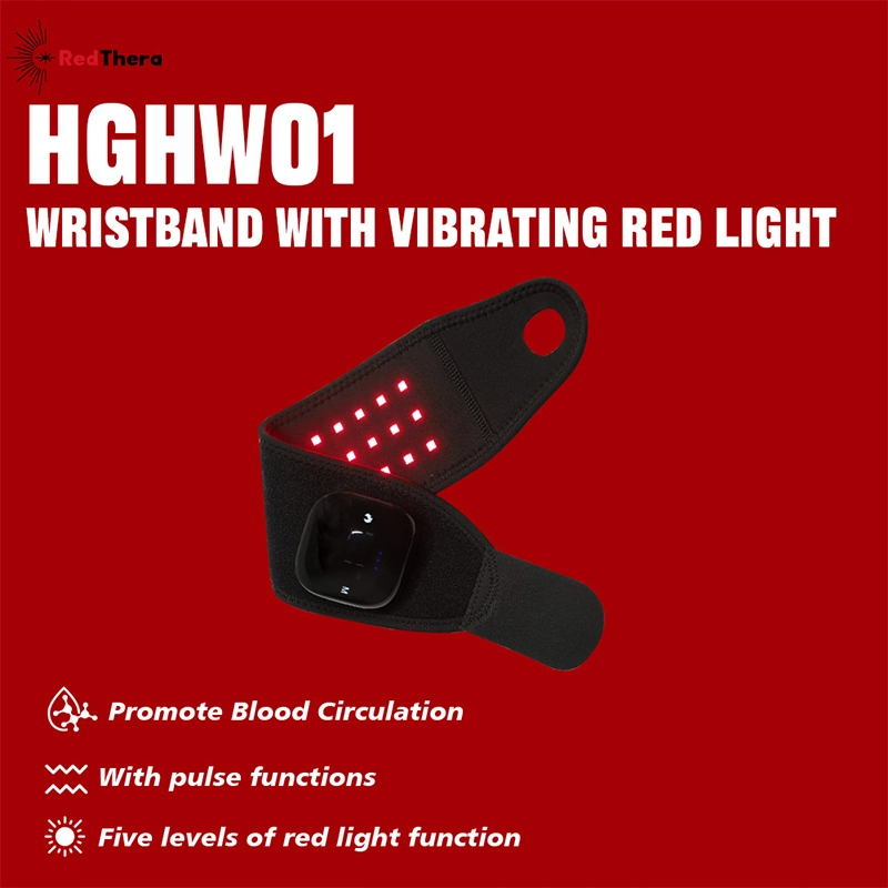 Cordless Red Light Wrap for Wrist & Hands w/ Vibration HGHW03 1