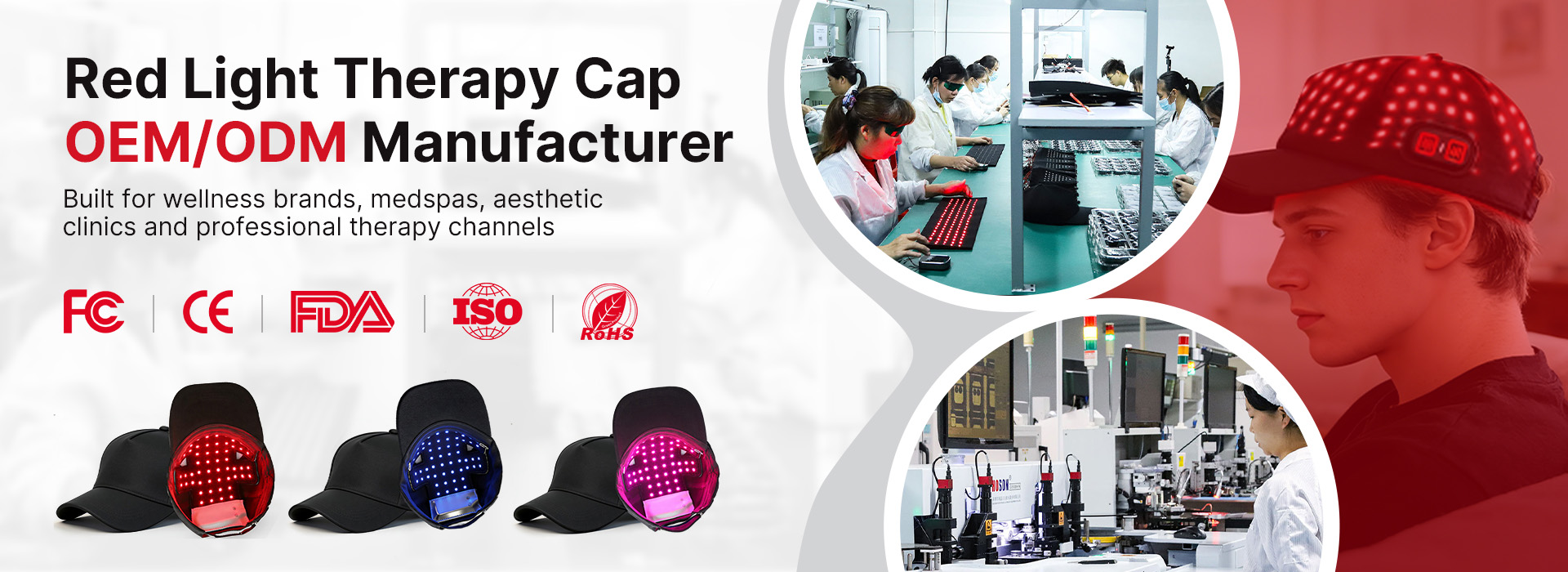 Sinds 2016 Fabrikant van roodlichttherapie-wraps