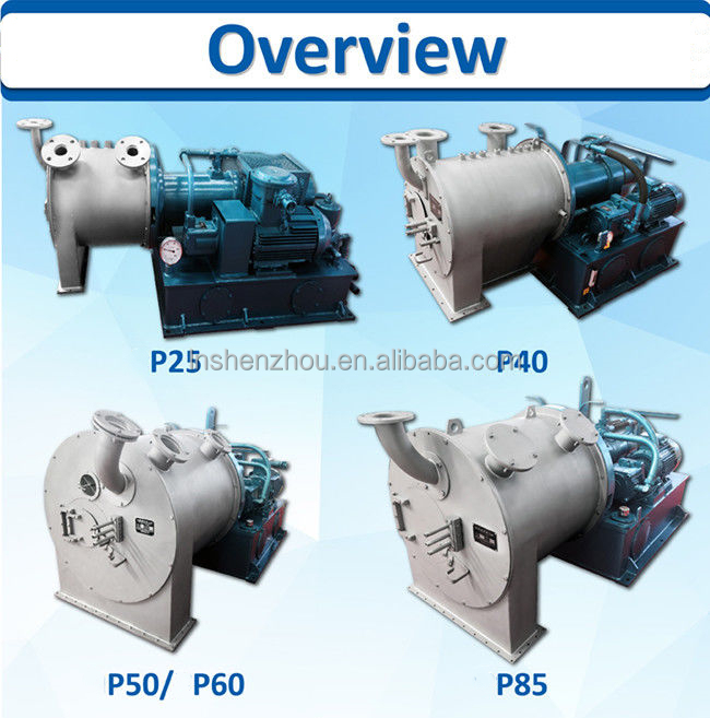 Shenzhou - 1-40T/H 2 Stage Pusher Type Centrifuge Centrifuge & Separator 10