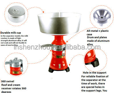 Shenzhou - Cream Milk Electric Centrifugal Separator 50 L/H Milk separator 8