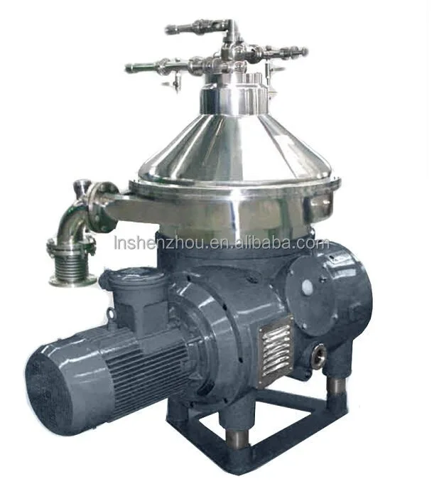 Shenzhou - high g force disc stack centrifuge beef tallow oil extracting disc bowl centrifuge clarify machine The most competitive price Centrifuge & Separator 1