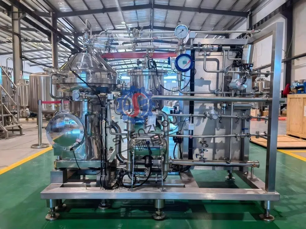 2000L/H Beer Centrifuge Machine Small Scale Brewery Solid Liquid Separator