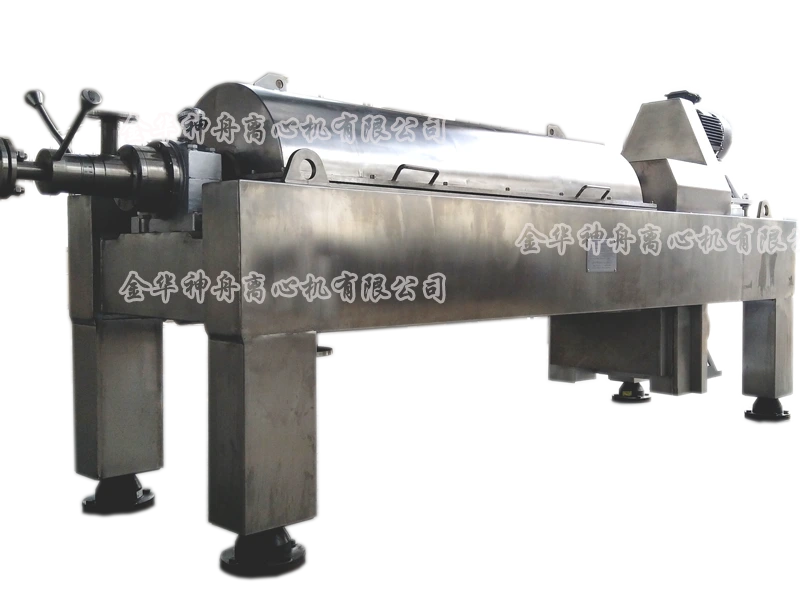 Best Horizontal Solid Bowl Centrifuge Titanium Decanter Centrifuge for Ca(ClO)2 Supplier 1