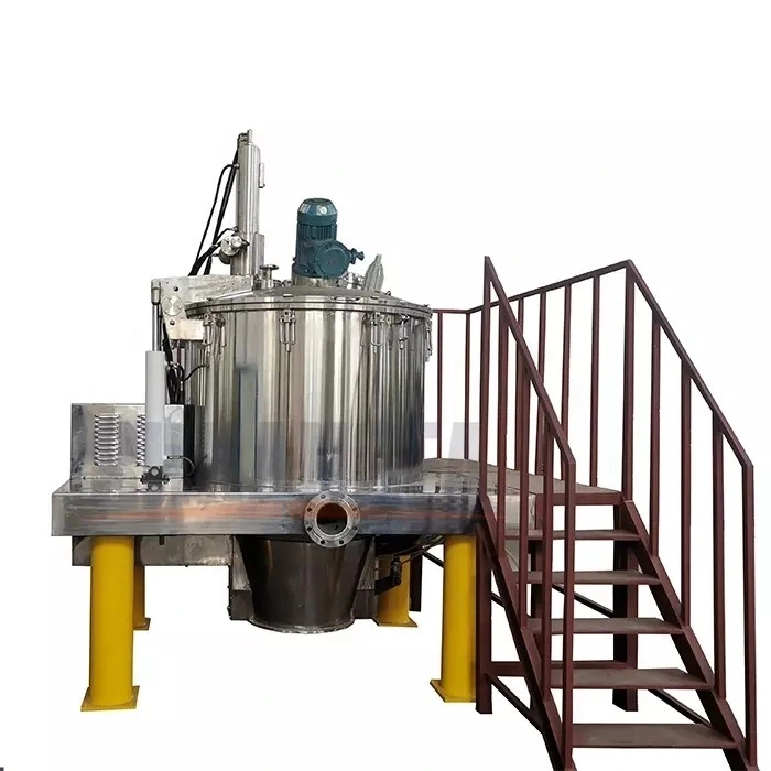 Best Quality Automatic Scraper Bottom Discharge Centrifuge Machine With Continuous Working Factory 1