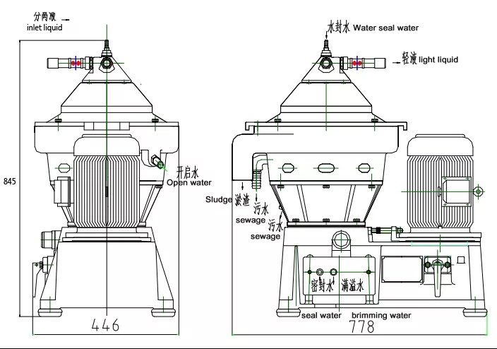 Industrial Heavy Marine Fuel Oil Separation Centrifuge 3