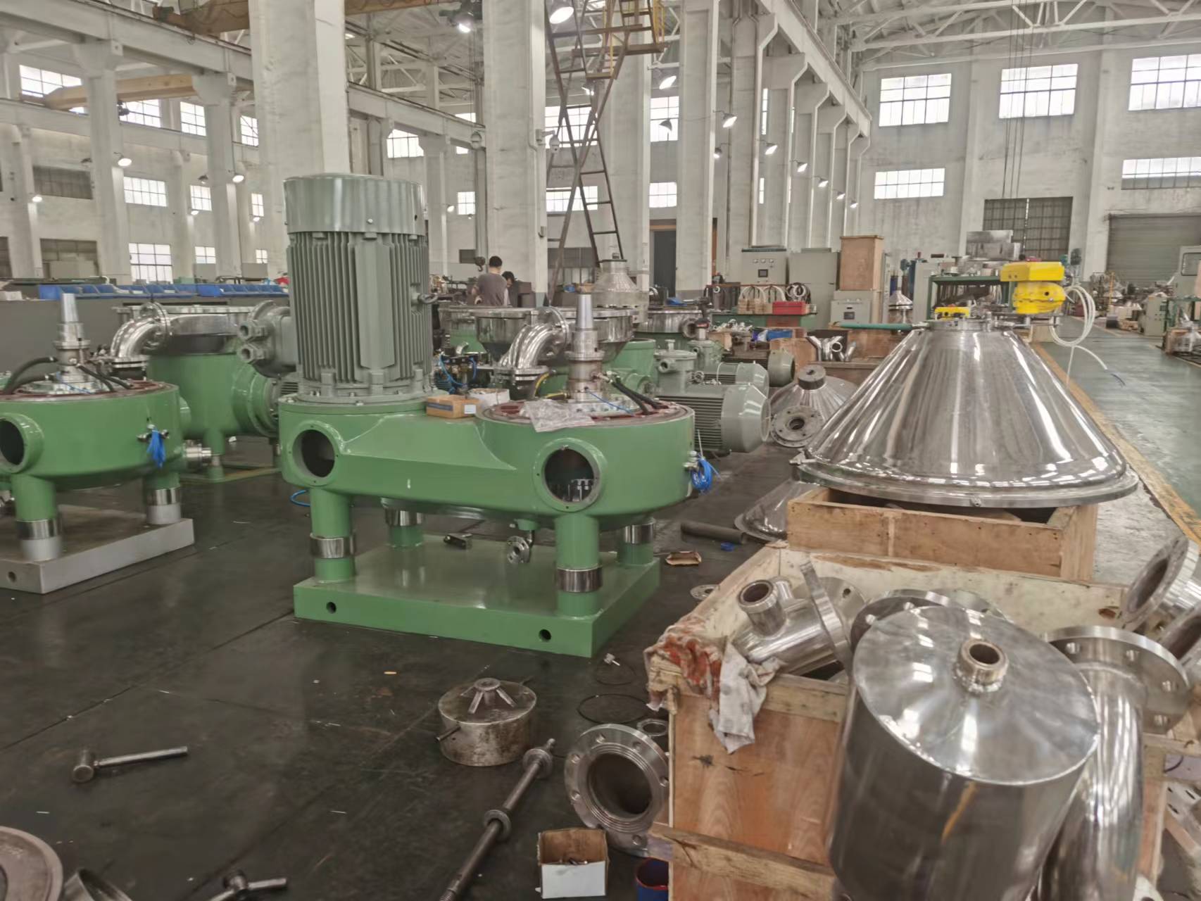 Small capacity three phase disc centrifuge plant oil centrifuge 3