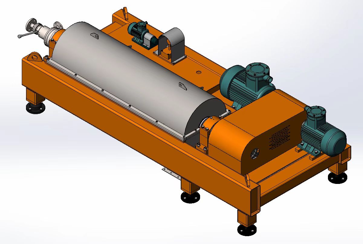 Best Quality Decanter Centrifuge for River Sludge River Dredging and Cleaning Factory 6