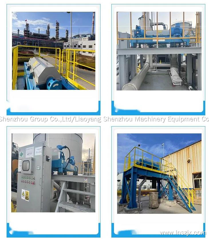 Waste Treatment Sludge Water Solid Waste Separator Decanter Centrifuge 5