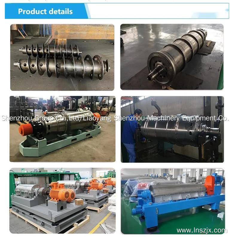 Waste Treatment Sludge Water Solid Waste Separator Decanter Centrifuge 3