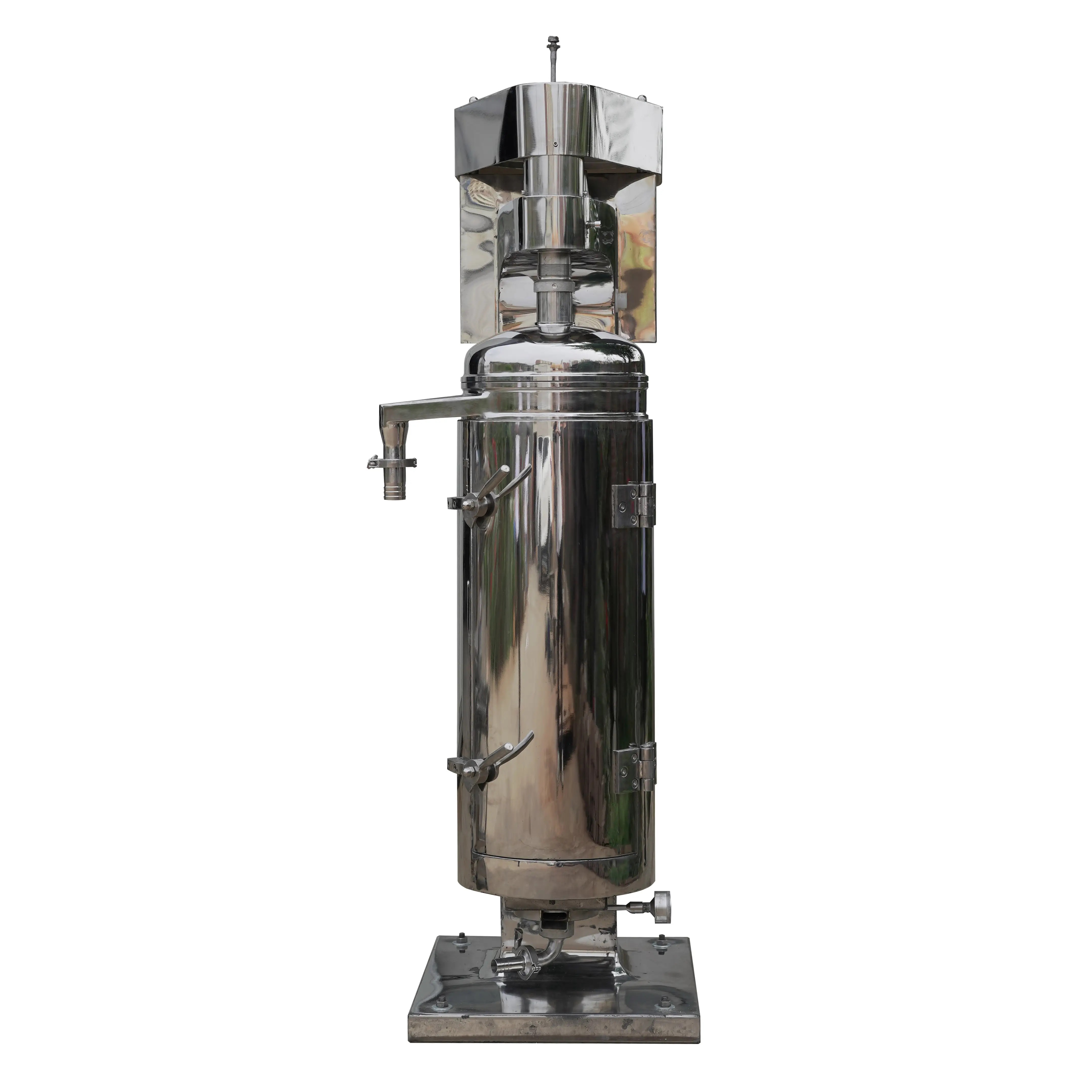 105mm Clarification Tubular Bowl Centrifuge Clarifier Max 18400rpm 2205 Duplex Steel Material 4HP Suitable for Industry 3